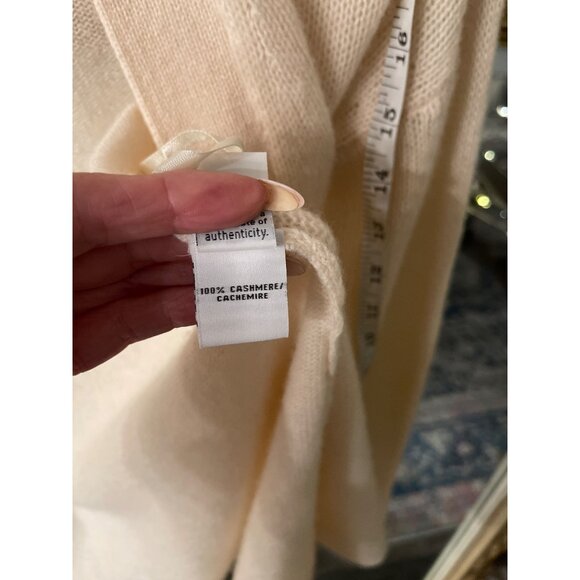 Diane Von Furstenburg 100% Cashmere Cardigan Sz P - Picture 12 of 12